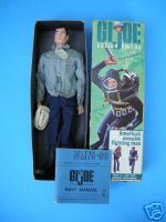 VINTAGE 1964 GI Joe Action Sailor with BOX & manual